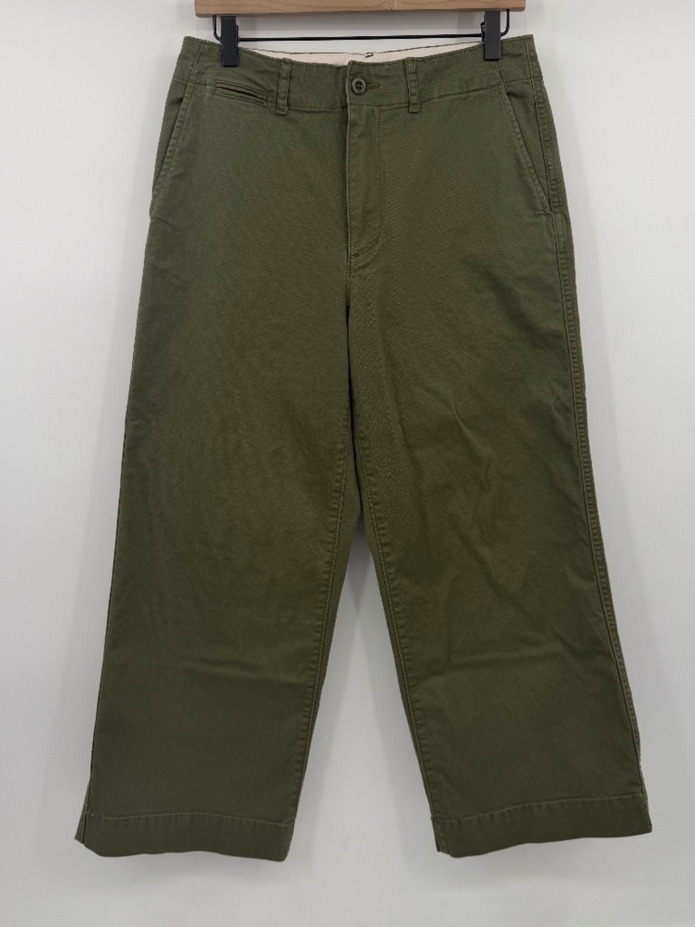 Polo Ralph Lauren Pants Women 4 Green Wide Leg High Rise Relaxed 90s Y2K Army
